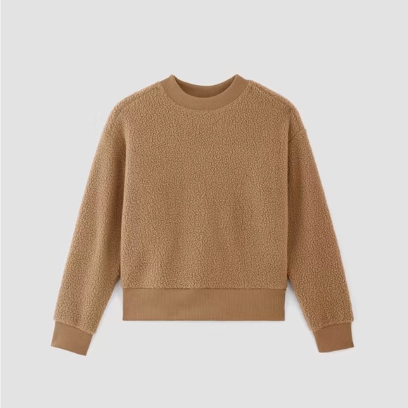 Everlane ReNew Sherpa sweatshirt - Picture 1 of 3
